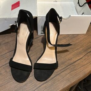 ALDO Women's Black Heeled Sandals